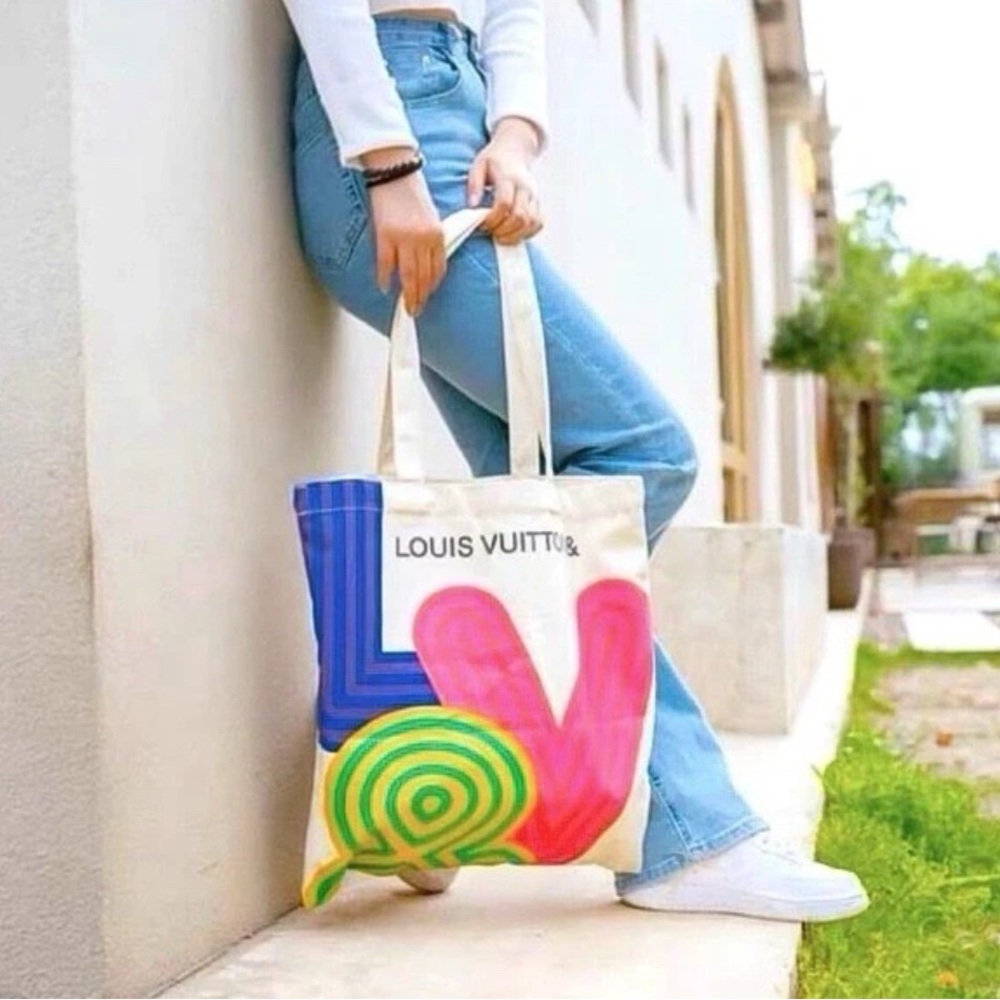 Louis Vuitton Canvas Eco Shenzhen Exhibition Limited Edition Tote Bag NEW